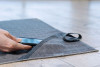 Полотенце-коврик для йоги Zen, серое, арт. 11923.10 фото 5 — Бизнес Презент