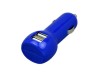 Автомобильная зарядка CC-01, 2 USB порта, синий цвет., арт. 6620.02 фото 2 — Бизнес Презент