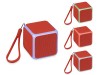 Портативная колонка Cube с подсветкой, красный, арт. 5910801 фото 11 — Бизнес Презент