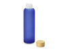 Стеклянная бутылка с бамбуковой крышкой Foggy, 600мл, синий, арт. 828702 фото 2 — Бизнес Презент