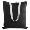 Холщовая сумка на плечо Juhu, черная, арт. 4868.30 фото 2 — Бизнес Презент