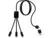 Удлиненный кабель 5-в-1 SCX.design C28, черный, арт. 2PX06421 фото 2 — Бизнес Презент