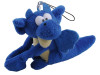 Мягкая игрушка- брелок Дракон, синий, арт. 539820 фото 2 — Бизнес Презент