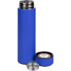 Смарт-бутылка с заменяемой батарейкой Long Therm Soft Touch, синяя, арт. 15717.40 фото 2 — Бизнес Презент