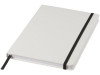 Блокнот Spectrum A5 с белой бумагой и цветной закладкой, белый/черный, арт. 10713500 фото 1 — Бизнес Презент
