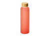 Стеклянная бутылка с бамбуковой крышкой Foggy, 600мл, красный, арт. 828701 фото 1 — Бизнес Презент