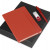 Подарочный набор Vision Pro Plus soft-touch с флешкой, ручкой и блокнотом А5, красный