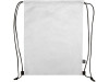 Рюкзак-мешок Reviver из нетканого переработанного материала RPET, белый, арт. 590606 фото 4 — Бизнес Презент
