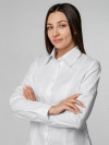 Рубашка женская с длинным рукавом Collar, белая, арт. 15211.60.164.42 фото 6 — Бизнес Презент