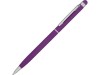 Ручка-стилус шариковая Jucy Soft с покрытием soft touch, фиолетовый, арт. 18570.14 фото 1 — Бизнес Презент