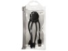Зарядный кабель Octopus Light с подсветкой логотипа, черный, арт. 965134 фото 3 — Бизнес Презент