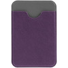 Чехол для карты на телефон Devon, фиолетовый с серым, арт. 15605.70 фото 1 — Бизнес Презент