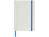 Блокнот Spectrum A5 с белой бумагой и цветной закладкой, белый/ярко-синий, арт. 10713501 фото 2 — Бизнес Презент