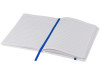 Блокнот Spectrum A5 с белой бумагой и цветной закладкой, белый/ярко-синий, арт. 10713501 фото 4 — Бизнес Презент