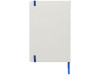 Блокнот Spectrum A5 с белой бумагой и цветной закладкой, белый/ярко-синий, арт. 10713501 фото 5 — Бизнес Презент