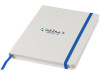 Блокнот Spectrum A5 с белой бумагой и цветной закладкой, белый/ярко-синий, арт. 10713501 фото 6 — Бизнес Презент