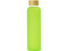 Стеклянная бутылка с бамбуковой крышкой Foggy, 600мл, зеленое яблоко, арт. 828703 фото 3 — Бизнес Презент