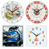 Часы стеклянные на заказ Time Wheel, арт. 18865.01 фото 1 — Бизнес Презент