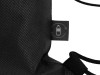 Рюкзак-мешок Reviver из нетканого переработанного материала RPET, черный, арт. 590607 фото 3 — Бизнес Презент