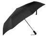 Зонт складной автоматичский Ferre Milano, черный, арт. 210002 фото 3 — Бизнес Презент