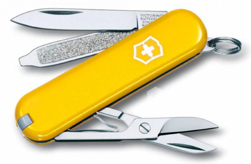 Нож-брелок Classic 58 с отверткой, желтый, арт. 7716.80 фото 1 — Бизнес Презент