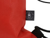 Рюкзак-мешок Reviver из нетканого переработанного материала RPET, красный, арт. 590601 фото 3 — Бизнес Презент