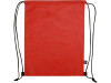 Рюкзак-мешок Reviver из нетканого переработанного материала RPET, красный, арт. 590601 фото 4 — Бизнес Презент
