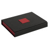 Коробка Plus, черная с красным, арт. 16602.50 фото 1 — Бизнес Презент