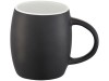 Керамическая чашка Hearth с деревянной крышкой-костером, черный/белый, арт. 10046600 фото 4 — Бизнес Презент