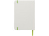 Блокнот Spectrum A5 с белой бумагой и цветной закладкой, белый/лайм, арт. 10713503 фото 5 — Бизнес Презент