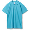 Рубашка поло мужская Summer 170, бирюзовая, арт. 1379.420 фото 1 — Бизнес Презент