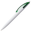 Ручка шариковая Bento, белая с зеленым, арт. 4708.69 фото 2 — Бизнес Презент