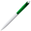 Ручка шариковая Bento, белая с зеленым, арт. 4708.69 фото 3 — Бизнес Презент