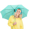 Зонт складной AOC, бирюзовый, арт. 7106.04 фото 3 — Бизнес Презент