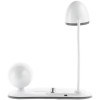 Лампа с колонкой и беспроводной зарядкой Flashback, белая, арт. 16239.60 фото 5 — Бизнес Презент