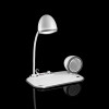 Лампа с колонкой и беспроводной зарядкой Flashback, белая, арт. 16239.60 фото 13 — Бизнес Презент