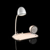 Лампа с колонкой и беспроводной зарядкой Flashback, белая, арт. 16239.60 фото 15 — Бизнес Презент