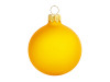 Стеклянный шар желтый матовый, заготовка шара 6 см, цвет 23, арт. 213025 фото 1 — Бизнес Презент