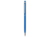 Ручка-стилус шариковая Jucy Soft с покрытием soft touch, голубой, арт. 18570.12 фото 2 — Бизнес Презент