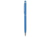 Ручка-стилус шариковая Jucy Soft с покрытием soft touch, голубой, арт. 18570.12 фото 3 — Бизнес Презент