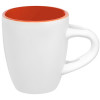 Кофейная кружка Pairy с ложкой, оранжевая с белой, арт. 13138.26 фото 3 — Бизнес Презент