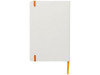 Блокнот Spectrum A5 с белой бумагой и цветной закладкой, белый/оранжевый, арт. 10713504 фото 5 — Бизнес Презент