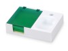 Подставка под ручку и скрепки Потакет, белый/зеленый, арт. 599403 фото 1 — Бизнес Презент