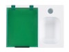 Подставка под ручку и скрепки Потакет, белый/зеленый, арт. 599403 фото 4 — Бизнес Презент