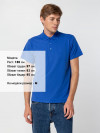 Рубашка поло мужская Summer 170, ярко-синяя (royal), арт. 1379.440 фото 10 — Бизнес Презент