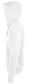 Толстовка мужская на молнии Soul Men 290 с контрастным капюшоном, белая, арт. 5234.601 фото 3 — Бизнес Презент