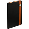 Ежедневник Ton Metal, недатированный, черный с оранжевым, арт. 16771.32 фото 3 — Бизнес Презент