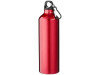 Алюминиевая бутылка для воды Oregon объемом 770 мл с карабином - Красный, арт. 10029705p фото 1 — Бизнес Презент