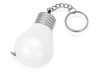 Брелок-рулетка для ключей Лампочка, белый/серебристый, арт. 709526 фото 1 — Бизнес Презент