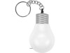Брелок-рулетка для ключей Лампочка, белый/серебристый, арт. 709526 фото 4 — Бизнес Презент